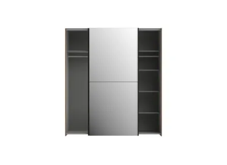 Schuifdeurkast Kaikais 170cm - decor - noble eik