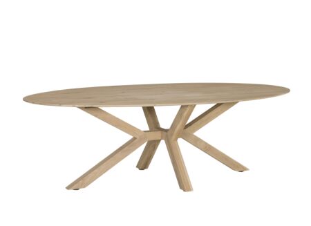 Tafel Citadel 260x120cm - eik massief - naturel