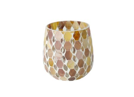 Windlicht Alejo H12,5cm - glas - multicolor