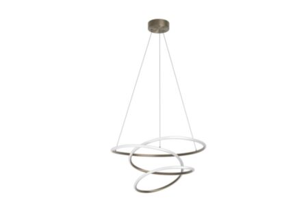 Hanglamp Racale Ø45cm 27W - aluminium - brons