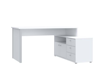 Hoekbureau Topic 151x121x75cm - decor - wit