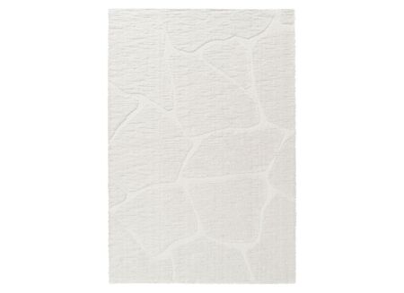Tapijt Madagaskar 280x380cm - polyestervezel - wit