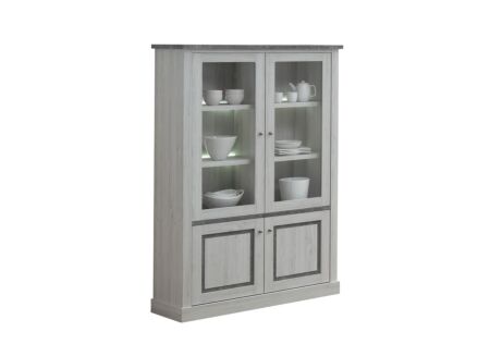 Vitrinekast Emma 126cm