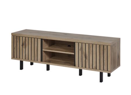 Tv-meubel Tim 160cm - meubelplaat - canyon oak