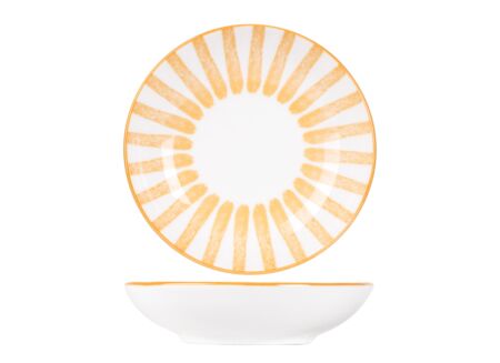 Schaal Cabana Ø10,30 - porselein - oranje