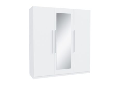 Kleerkast Helen  181cm - decor - wit