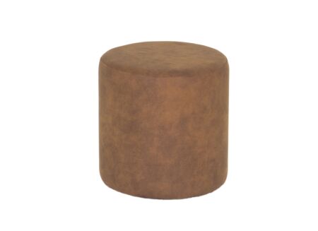 Poef Loftoten Ø38cm fluweel cognac
