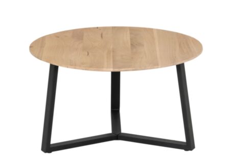 Bijzettafel Ayrton &Oslash;70x40cm - eik massief - naturel