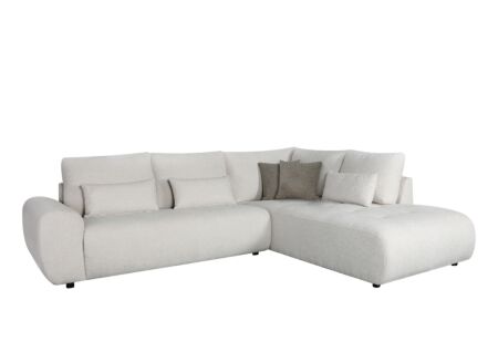 Hoeksalon Garama stof beige
