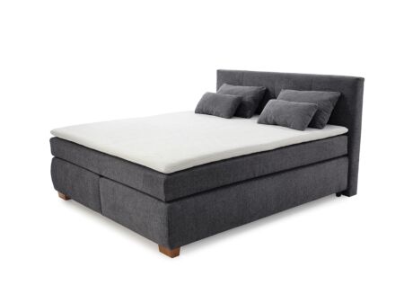 Boxspring Ulla 160x200cm - stof - antraciet