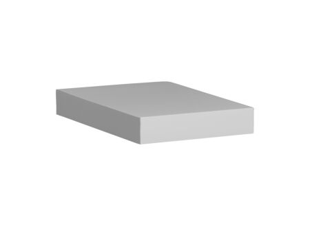 Wandplank 23,5x23,5x3,8cm wit