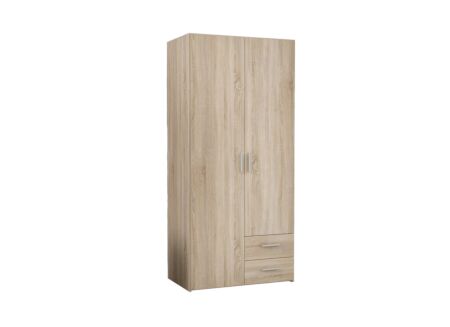 Kleerkast Telane 88cm - meubelplaat - sonoma eik