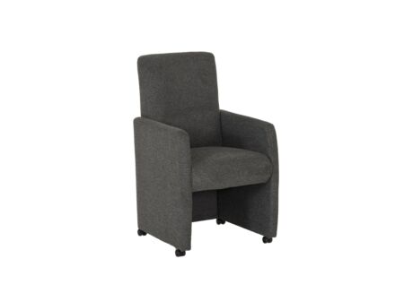 Stoel Aragon 60x70x100cm - stof - antraciet