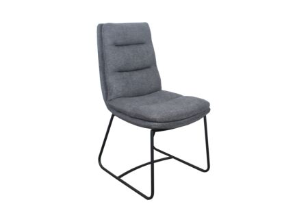 Stoel Crux 64x50x92cm - stof - grijs