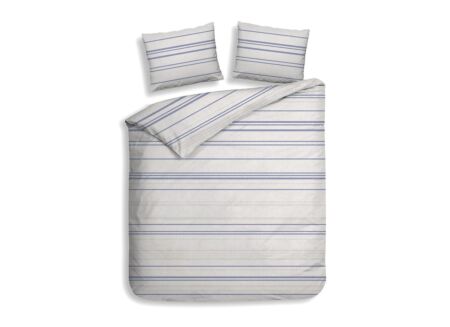 Dekbedovertrek Mattia 240x220cm - flanel - grijs