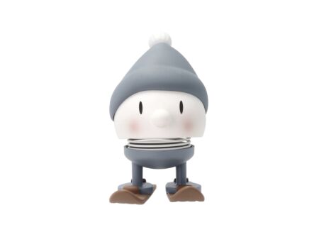 Figuur Hoptimist Skiing Bumble S H7,2cm - kunststof - blauw
