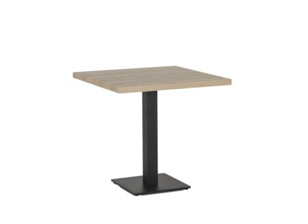 Tafel Bistro 80x80cm - melamine - french oak