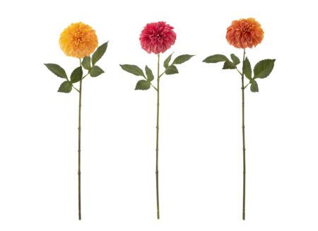 Kunstbloem Boeket Dahlia Mix H66cm