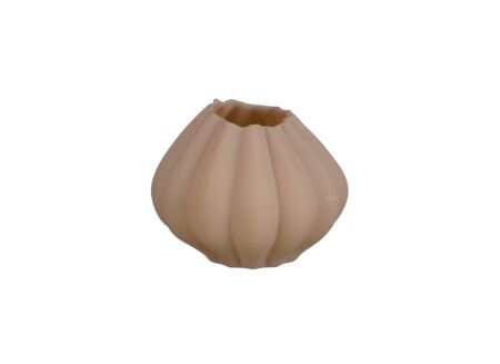 Bloempot Reye Ø14,5x11,5cm - stoneware - bruin