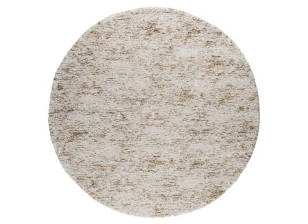 Rond tapijt Madagaskar Ø160cm - gerecycleerde polyestervezel - beige
