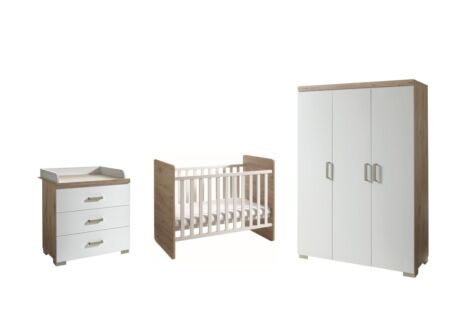 Babykamer Hilja met 3-deurs kast 130cm