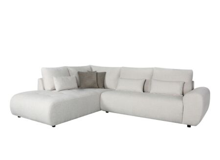 Hoeksalon Garama stof beige