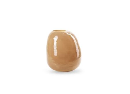 Vaas Fiep H20cm - glas - beige
