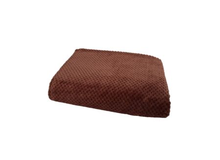 Plaid Bristol 150x200cm - microvezel - vijg