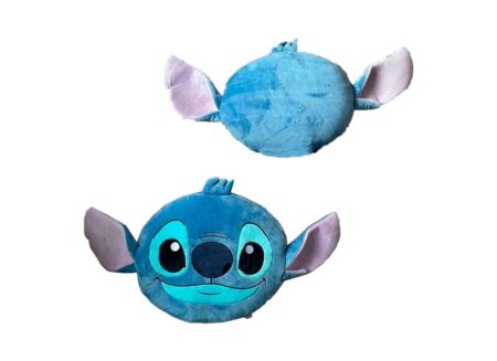 Kussen Stitch  40cm - polyester - blauw