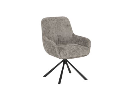 Draaistoel Jump 47x60x88cm - stof - grijs