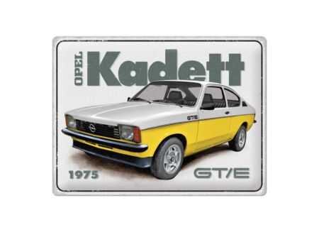 Plakkaat Kadett 30x40cm - metaal - multicolor