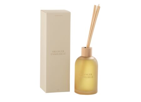 Geurstokjes Orange ensoleille 250ml - glas - oranje