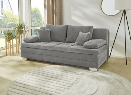 Zetelbed Lindau 2 persoons 203x106cm - stof - grijs