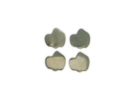 Onderzetter Charm 10x9,50cm - goud - set van 4