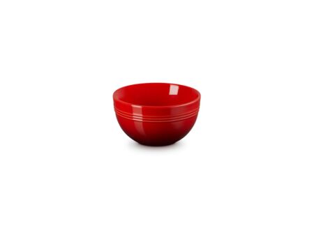 Kom Coupe Ø12cm - stoneware - kersenrood