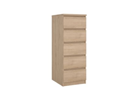 Ladekast Naia 41x50x111cm - melamine - jackson hickory