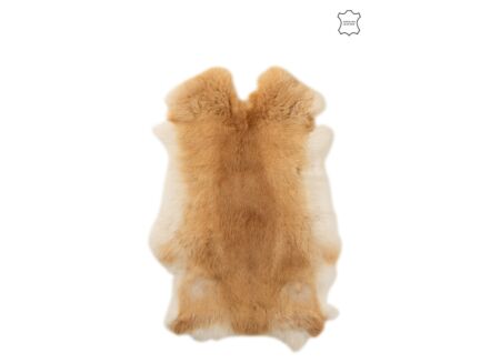 Konijnenvacht 34x45cm - beige