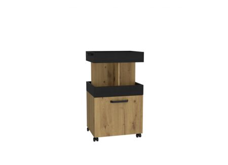 Serveerwagen 50cm - decor - artisanale eik