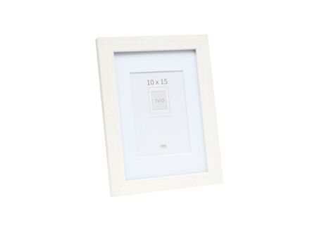 Fotokader S66KF1P1  15x10cm - hout & glas - wit