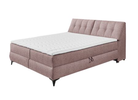 Bedbox Atlantis 160x200cm met opbergruimte stof flamingo