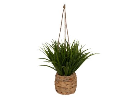 Hangende kunstplant Moda H27cm - kunststof - groen/naturel