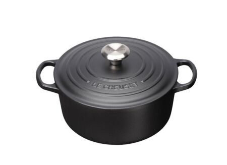 Stoofpot Le Creuset Ø24cm mat zwart