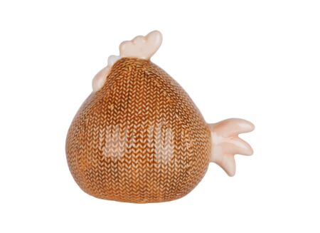 Figuur Kip Woven H12cm