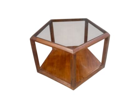 Salontafel Pentagon 80,5x80,5x50cm - acacia massief - naturel