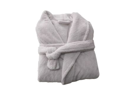 Badjas Antwerpen M/L microvezel oudroze