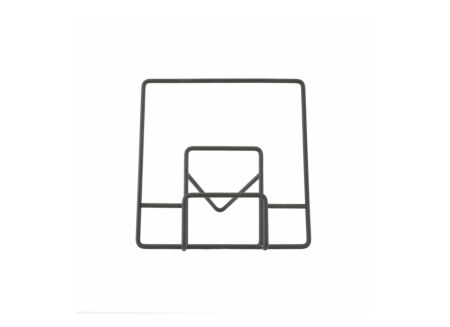 Kookboekhouder H29,5cm - metaal - zwart