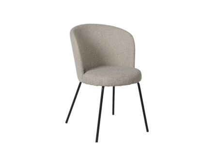 Stoel Pallada 44x53x86cm - polyestervezel - grijs