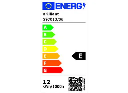 Energielabel - Plafondlamp Slimline Ø33cm