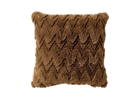 Kussen Novi 45x45cm - polyester - sepia