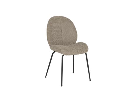 Stoel Taupo 50,5x87,5x61cm - polyestervezel - taupe